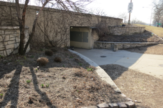 2012 - Looking southeast at Buena Avenue pedestrian underpass