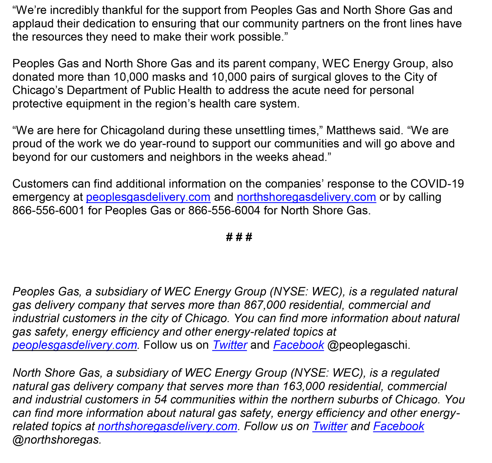 Peoples Gas COVID19 Community Response Update Alderman