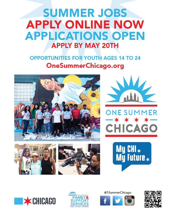 One Summer Chicago Application is Open Alderman Lawson 44th