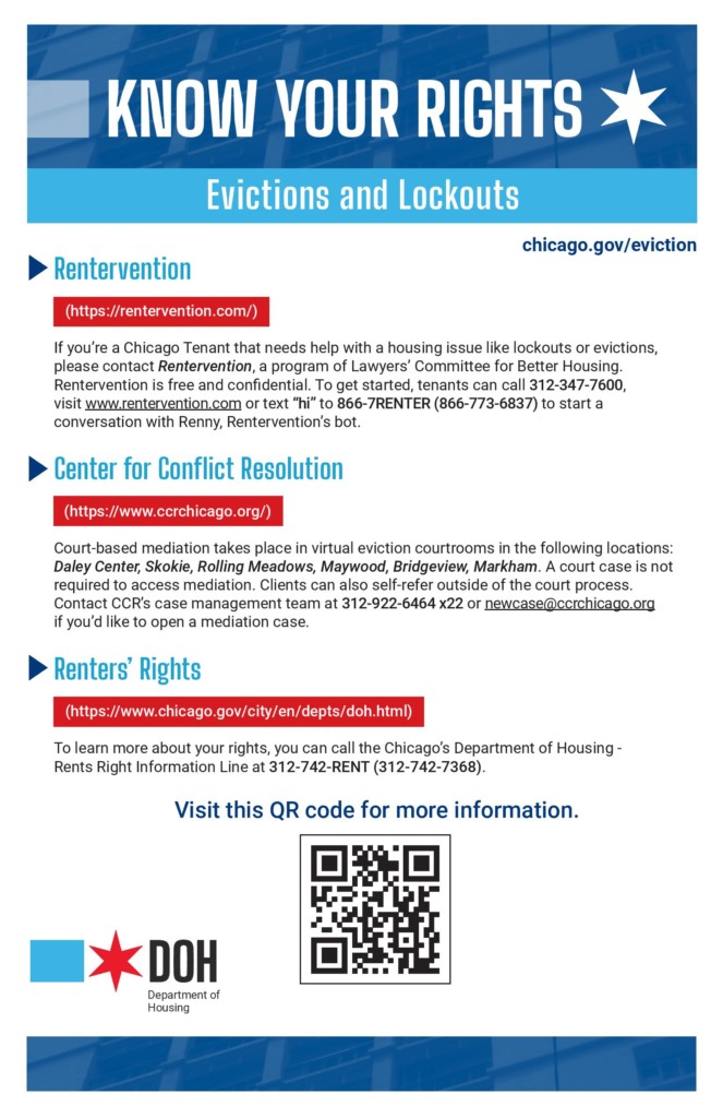 Evictions and lockouts brochure