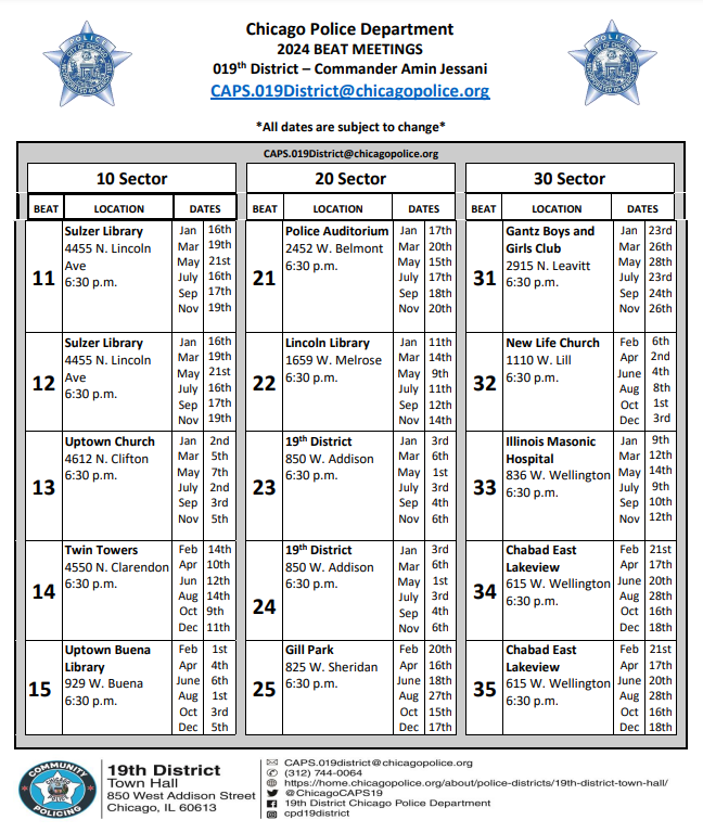 Public Safety | Alderman Bennett Lawson – 44th Ward Chicago